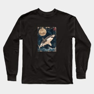 Vintage Japanese Shark 04 Long Sleeve T-Shirt